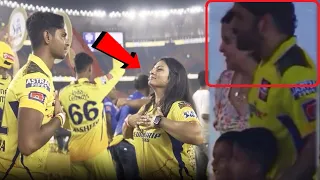 Watch MS Dhoni, Sakshi And CSK Players Celebration After Wins 5th IPL Trophy | IPL 2023 Celebration