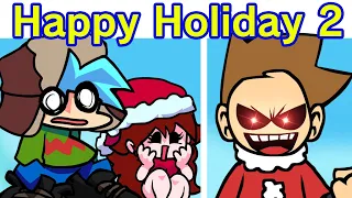 Friday Night Funkin' The Holiday Mod FULL WEEK 2 (FNF MOD) (VS Senpai, Tankman, Mommy, Eddsworld)