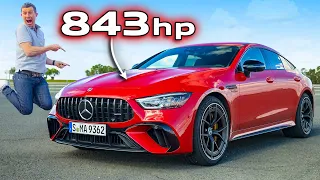 ¡Mercedes-AMG GT 63 S reseña con 0-100 km/h, 1/4 de milla, prueba drift y de pista!