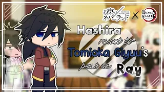 Hashira react to Tomioka Giyuu’s past as Ray || KYN x TPN Crossover || Gacha Club