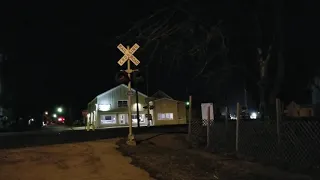 NS L81 With NS 9259 N Maple Street/E High Street Crossing, Eaton, Ohio 2/11/20 K5LA Ambience