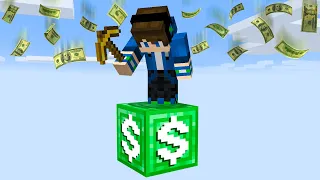 Minecraft, But It’s Only 1 MILLIONAIRE Block…