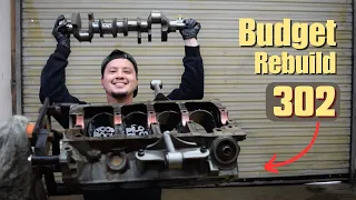 Engine Rebuild Under $200 | 302 Short Block Assembly