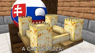 Countryballs School - Making Pizza 3 (Minecraft Animation)