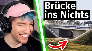 REZO reagiert auf REALER IRRSINN - Was macht diese BRÜCKE da!? 😂