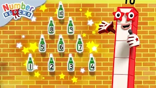 Ten Green Bottles - Counting Song! | Numberblocks 1 Hour Compilation | 123 - Numbers Cartoon