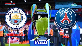 PES 2021 | MANCHESTER CITY vs PSG | UEFA Champions League Final | Gameplay PC