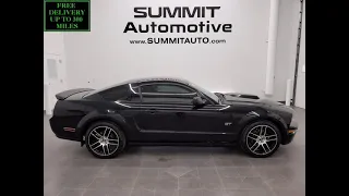 2006 FORD MUSTANG GT PREMIUM 5 SPEED RED LEATHER WALK AROUND REVIEW 11455Z SOLD! www.SUMMITAUTO.com