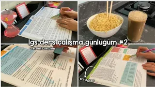 lgs ders çalışma günlüğüm #2 / noodle yapalım / verimli bir gün geçirmek