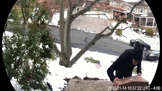 Package Thief Caught Stealing Box || ViralHog