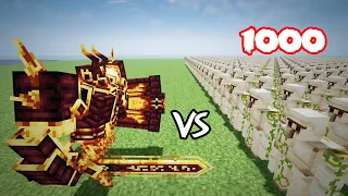 Ignis Vs 1000 Iron Golems |Minecraft|