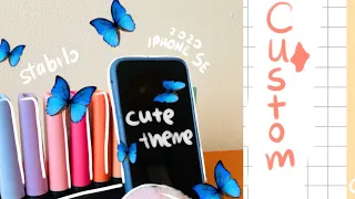 ✨Iphone SE  IOS 14 customization ✨ʕ•ᴥ•ʔ cute and aesthetic🌟