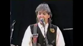 Paul McCartney - Matchbox (Press Conference in Tokyo 1990) Some Available Footage #2