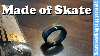 Make a ring from an Old Skateboard