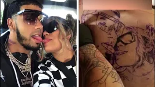 Karol G responde a la critica sobre el tatuaje de anuel AA