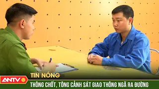 “Ma men” tông thẳng xe máy vào lực lượng kiểm tra nồng độ cồn | ANTV