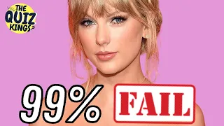 ONLY TRUE FANS GET MORE THAN 7/10 | The Taylor Swift Quiz | Swifties Quizzes Trivia