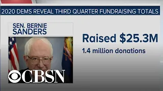 2020 Daily Trail Markers: Democratic candidates reveal 3rd quarter fundraising totals