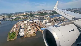 Summer Day Landing! American A321-253NX landing in Philadelphia