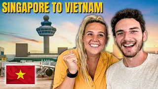 Flying To Hanoi, Vietnam From Singapore's AMAZING Airport!