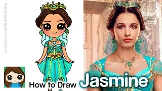 How to Draw Princess Jasmine | Disney Aladdin New