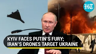 Putin’s men attack Kyiv with swarm of Iran-made Kamikaze drones 5 times | Russia-Ukraine War