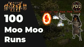 Project Diablo 2 - 100 Cow runs with Dark Pact Necromancer - do we own it?!