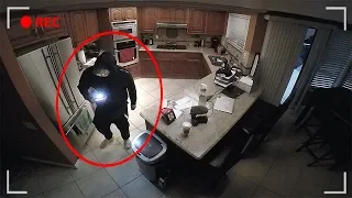 stranger living in attic broke in...& stole something..