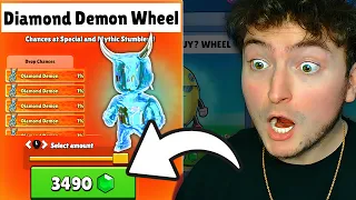 New DIAMOND DEMON WHEEL in Stumble Guys!