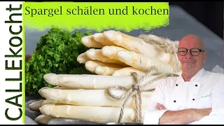 Frischer Spargel schälen und kochen. Beste Tipps und Tricks