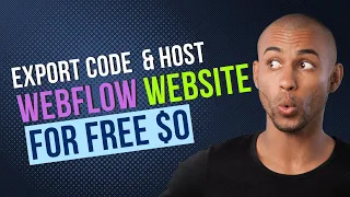 How to host WEBFLOW websites FOR FREE and EXPORT the website code with your free plan
