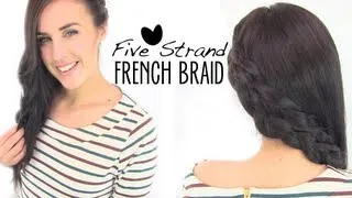 Five strand french braid