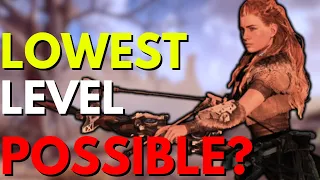 What's the Lowest Possible Level to Beat Horizon Zero Dawn?