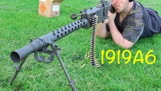 1919A6 Full Auto - Shooting and Disassembly