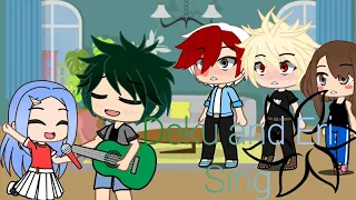 Deku and Eri Sing Paparazzi || Gacha Club || Bnha/Mha