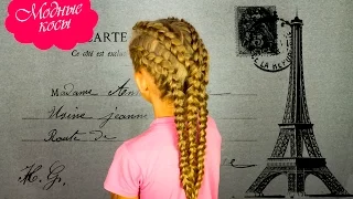 Французская коса. Детская прическа / French braid. Children's hair.