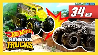 Beaches, Fire, and Ice! All Time TOP 5 Monster Truck Races! | Monster Trucks | @HotWheels