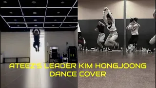 [Comparison] ATEEZ's Kim Hongjoong dances to Elastic Heart - Sia (Choreo by Koharu)