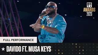 Davido & Musa Keys Bring The Flavor To Their Performance Of "Unavailable!" | BET Awards '23