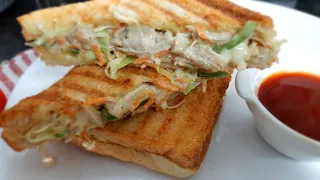 Chicken Cheese Sandwich Recipe #shorts #youtubeshorts