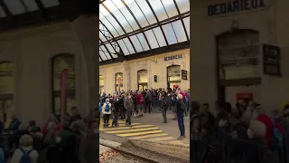 Train évènementiel du 17 octobre, accueil à Bédarieux Grand Orb