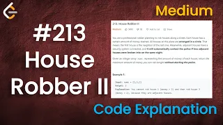 House Robber II | Live Coding with Explanation | Leetcode - 213