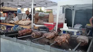 Italian Stuffed Pork Belly from Ariccia and More Roasted Street Food