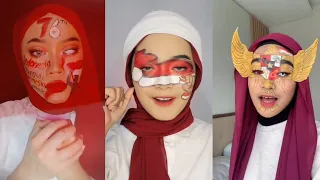 Kumpulan Tik Tok Transformasi 17 agustus mekeup but kemerdekaan indonesia terbaru part 2