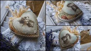 Vintage style decoration ☘️ Decoupage 🍀