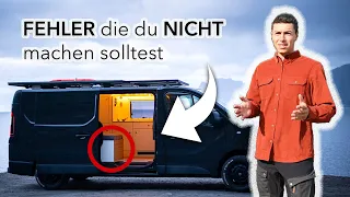 10 Camper Van Ausbau Fehler ❌ Dinge, die ich anders machen würde