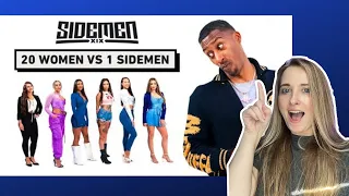 reacting to 20 WOMEN VS. 1 SIDEMEN: FILLY EDITION