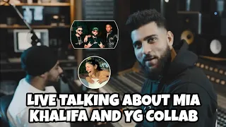 KARAN AUJLA LIVE TALKING ABOUT MIA KHALIFA Collaboration Soon KARAN AUJLA NEW SONG