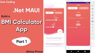 Part 1 - .Net MAUI App Build BMICalculator | Step by Step .Net MAUI Build from Scratch