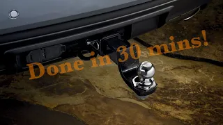 Installing Mopar Trailer Hitch Jeep Cherokee Trailhawk 2014+